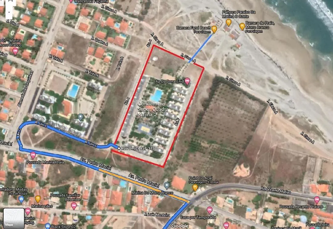 Apartamento Apto Morro Branco no Condomínio Super Quadra Marina II Fortaleza